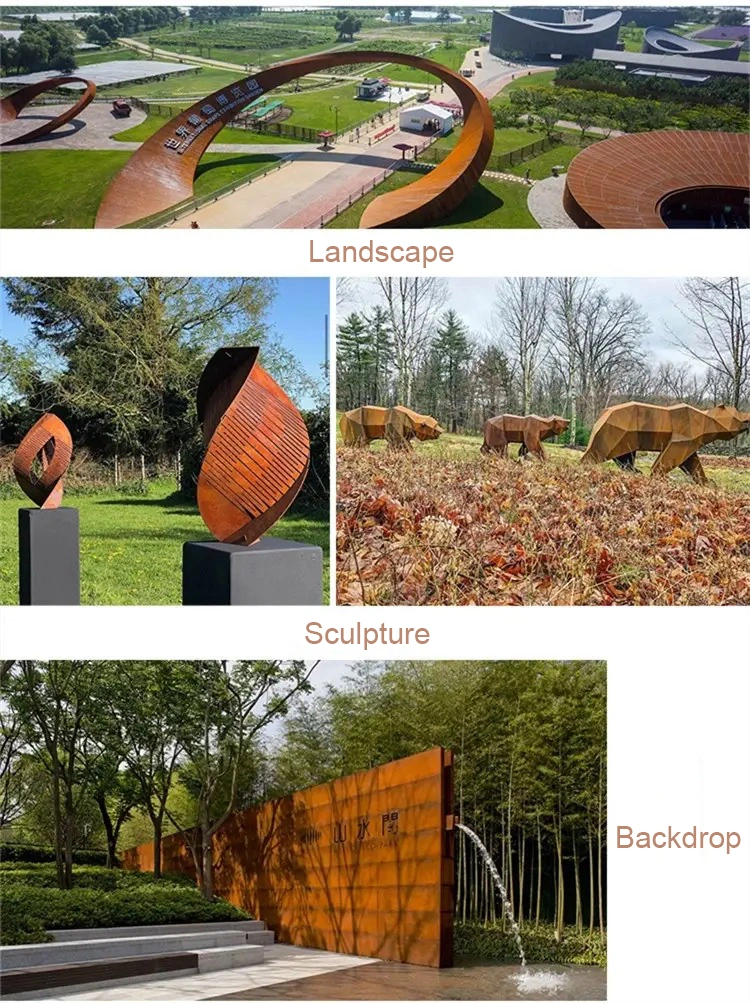 Professional Factory Wholesale Corten Steel Products ASTM A588 Gr. B Weather Resistant Steel for Building Material and Decoration