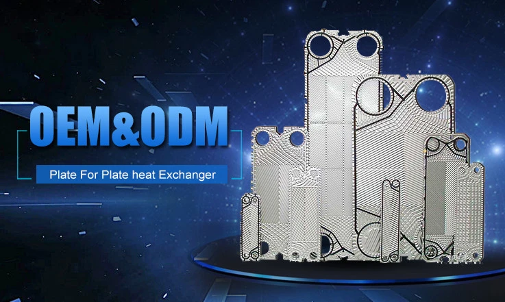 SS304/ SS316L/ Titanium Tranter Gx26 Plate Gasket Heat Exchanger Plate Factory Price for Pool/Cooling Tower