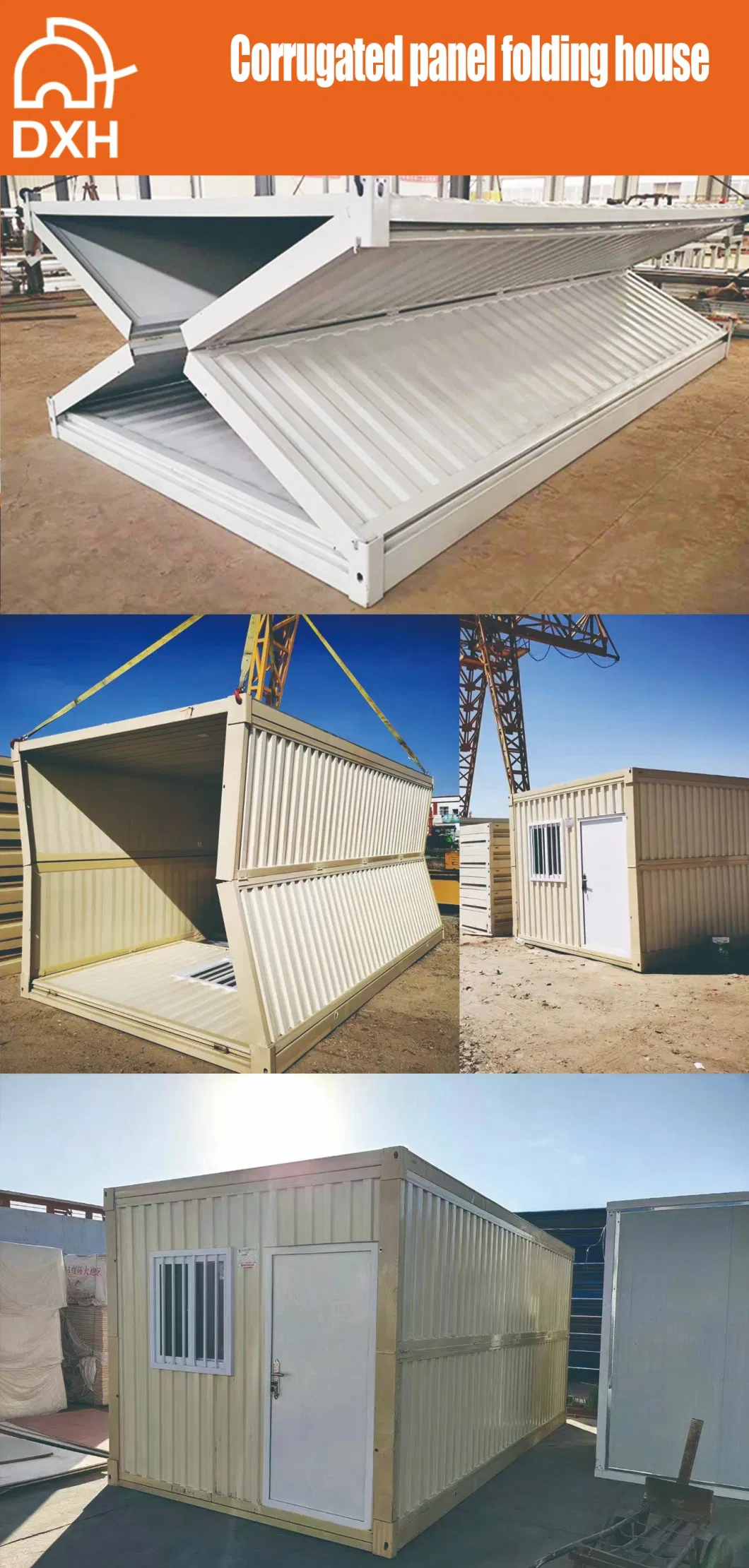 Affordable Modern Mobile Modular House Portable Low-Cost Factory-Built House Lightweight Prefabricated Folding Container House