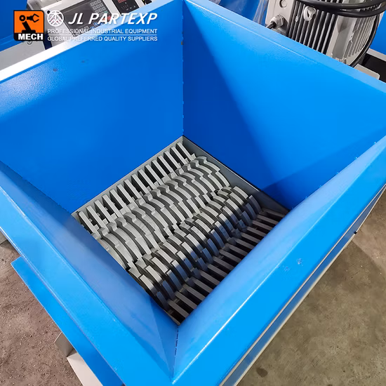 Single Shaft Cargo Ship/Freight/Fishing Boat/Shipboard Marine Food Waste Plastic Bottle Aluminum Pop Can Bucket Beer Canpulverizer Crusher Lump Shredder Chipper